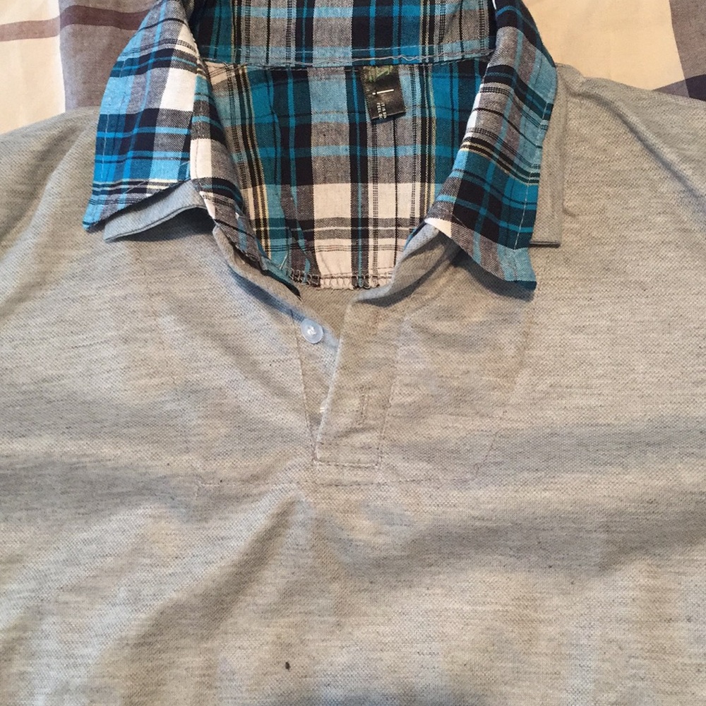 Short-sleeve polo-style shirt